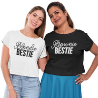 T-shirt Femme Blonde Brune