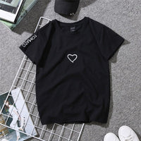 T-Shirt Femme Petit Coeur