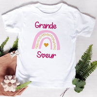 T-shirt grande soeur rose