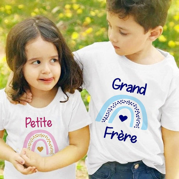 T-shirt Grand Frère 2-4ans Bedaine Love - Clément