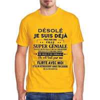 tee shirt homme je suis déjà pris