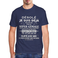 T-Shirt désolé je suis déjà pris par une fille