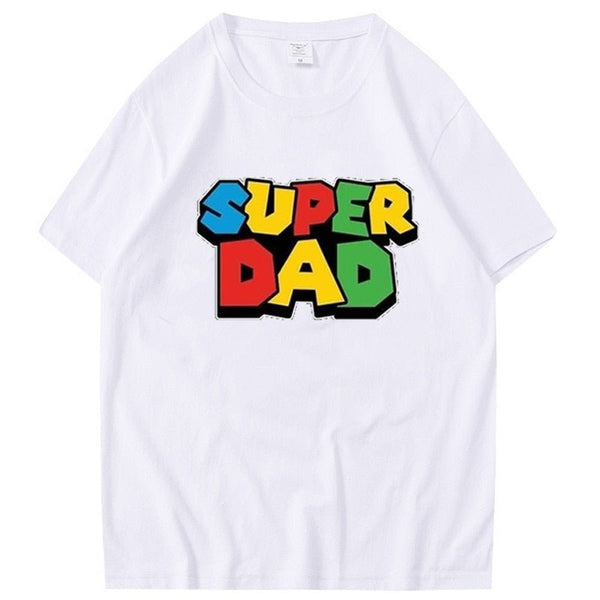 T-shirt meilleur papa mario
