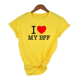 t shirt love my bff