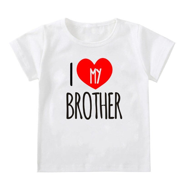 Tee shirt j'aime mon frère