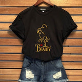 T-shirt beauty and the beast
