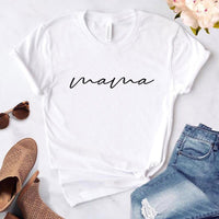t-shirt maman blanc