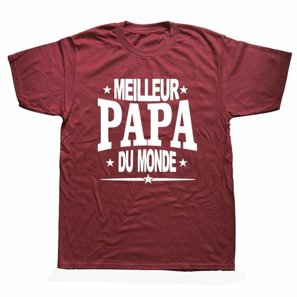 tee shirt meilleur papa imprimer