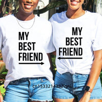 Tee shirt My Best Friend Blanc