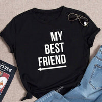 tee shirt my best friend noir