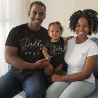 tee shirt daddy baby noir