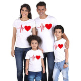 T-shirt père mère fils et fille