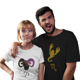 T-shirt Signe Astrologique Couple