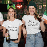 tee shirt team de la mariee pas cher