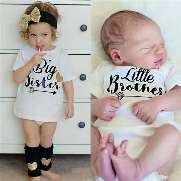 T-Shirts Big Sister Little Brother