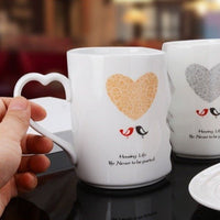 tasse café coeur