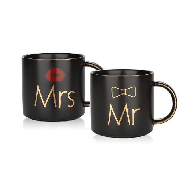 Cadeau Pour Couple, Coffret Premium Original et Utile, Mug Mr & Mrs +  Thermos, Acier Inoxydable
