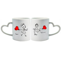 Ensemble mugs amoureux
