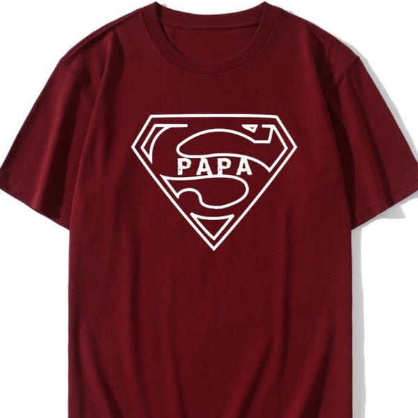 Tee Shirt Super Papa Superman