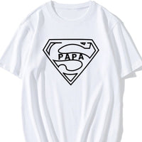 tee shirt homme super papa pas cher