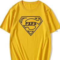 tee shirt super papa personnalisé